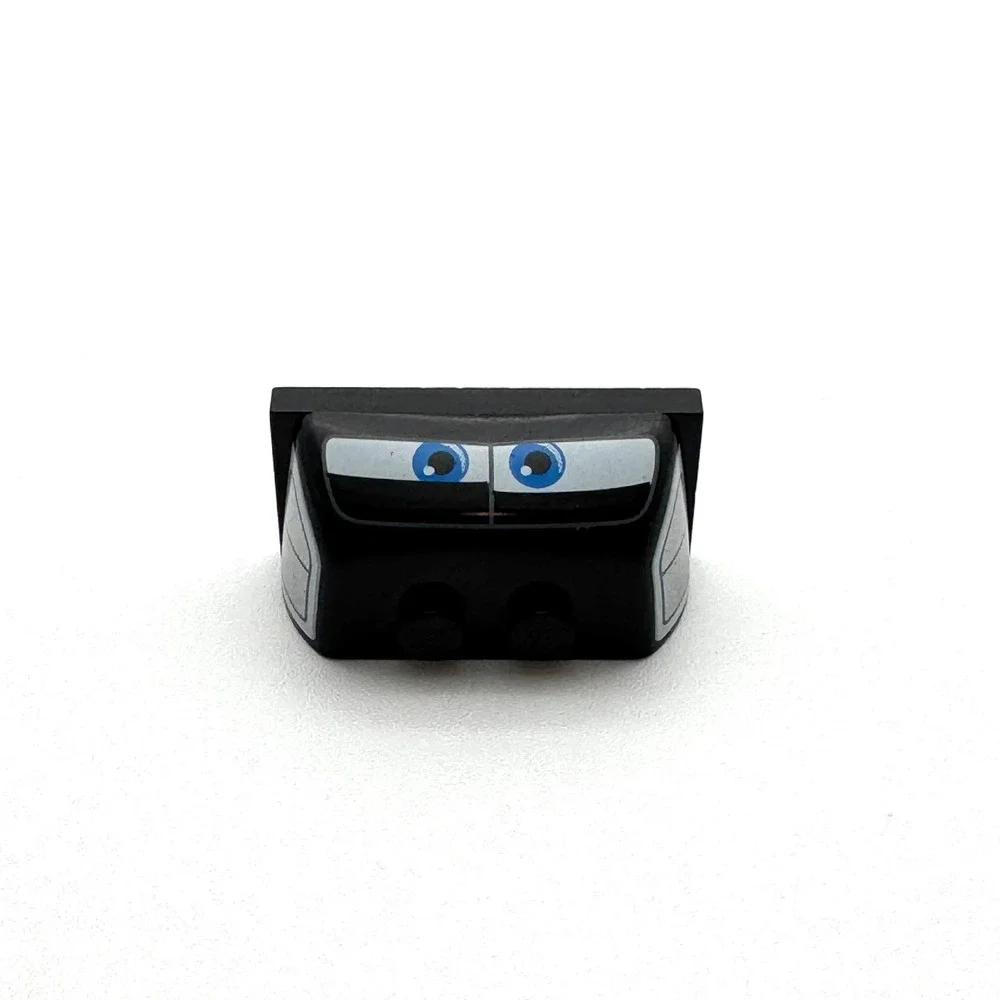 LEGO Windscreen 2x4x1 1/3 Black Cars Blue Eyes 30841 Part Replacement